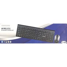 Concorde C-69 Kablosuz Multimedia Türkçe Q Klavye + Mouse Set