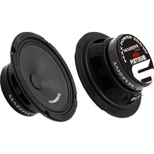 Aksu Iki Adet 13 cm Midrange Hoparlör, 250W, 100RMS Güç, Kaliteli Ses Deneyimi