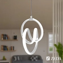 Aksu Şık Mini Dünya Renkli LED Avize, Modern ve Zarif Aydınlatma Seçeneği
