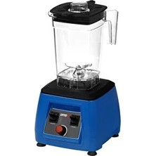 Aksu 2 Litre Manuel Bar Blender, Mavi Renk, Güçlü ve Şık Tasarım