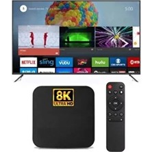 Aksu 8k Ultra Hd Android Tv Box, Android Tv Stick, Tam Paket Yayın Desteği