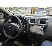 Aksu Uyumlu Android Carplay Multimedya Kamera Seti, Renault Symbol Için 4/64 GB