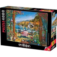 Aksu 4000 Parça Yapboz Puzzle – Como Gölü Keyfi, Eğlenceli ve Zihni Uyarıcı