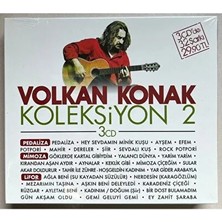 Aksu 3 Cd'lik Volkan Konak Koleksiyon Kutusu, 32 Şarkı, Jelatinli Sıfır Dönem