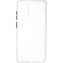 Efnaz Style Samsung Galaxy A71 Kılıf Miami Şeffaf Silikon - Şeffaf