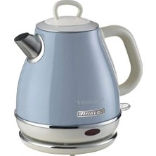 Aksu 1l Mavi Vintage Su Isıtıcı, Şık ve Kullanışlı Tasarım