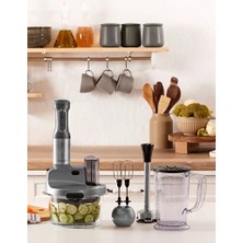 Aksu Uzun Blender Ayaklı 6 Bıçaklı 2500 W, Güçlü ve Kullanışlı Mutfak Robotu