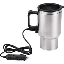 Aksu 12V Elektrikli Araç Su Isıtıcı, 450 ml Seyahat Fincanı