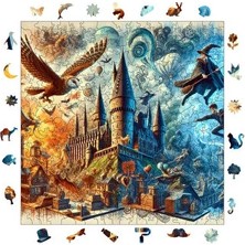 Aksu Yetişkinler Için Ahşap Parçalı Puzzle, Eşsiz ve Yapıştırıcıyla Tamamlanan S1-05