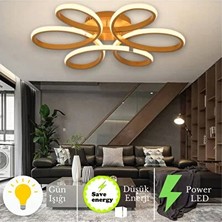 Aksu Modern LED Tavana Sıfır Plafonyer, Gün Işığı Esintili, Şık ve Zarif Tasarım