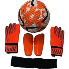 Aksu Futbol Topu ve Kaleci Eldivenleri 3'lü Set, Antrenman ve Oyun Için