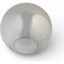Aksu Şeffaf Cam Glop Küre Lamba Camı, 15 cm Çaplı Avize ve Aplik Yedek Parça