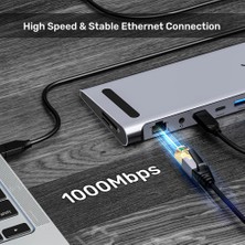 Unitek Unıtek UHUB15+ Usb-C 4K Baglantı Istasyonu (D1106AGY01)