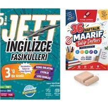 Ünlüler Karması 5.sınıf Ingilizce Jett Fasikülleri Maarif Müfredatı+Maarif Defteri+Telefon Tutucu