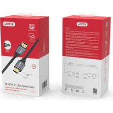 Unitek Unıtek 8k Ultra Yuksek Hızlı HDMI Kablo 2m (C138W)