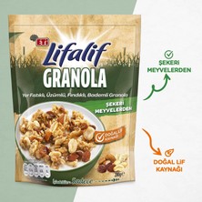 Eti Lifalif Yer Fıstıklı, Üzümlü, Fındıklı, Bademli Granola 200 G