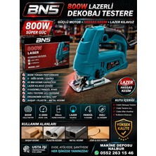 Bns 800W Lazerli Dekopaj Testere