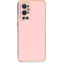 Efnaz Style One Plus 9 Pro Kılıf Volet Silikon - Pembe