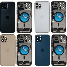 Efnaz Style iPhone 12 Pro Max Full Dolu Kasa (Beyaz)