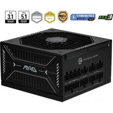 MSI Msı Mag A1000GLS Pcıe5 1000W 80 Gold Power Supply