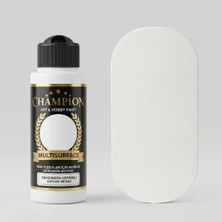 Champion Art & Hobby Paints Multi Surface Çok Yüzeyli Akrilik Boya 120 ml - Saf Beyaz