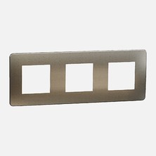 Schneider NU280650M 3-Piece Frame Bronze White