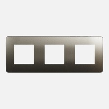 Schneider NU280653M 3-Piece Frame Dark Aluminum Black