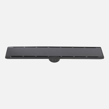 Sukar Line/6 40 cm Black Plain Drain Grate