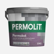 Permolit 20 kg Permolite Permokot Rubber-Based Texture Exterior White