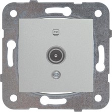 Viko Novella Tv Sat Socket Terminal Silver Vk