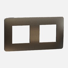 Schneider NU280453M 2-Piece Frame Dark Aluminum Black