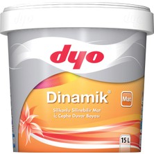 Dyo 15L Dinamik Silicone Matte Interior Wall Paint White