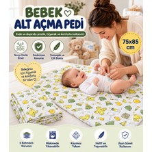 CDE Bebek Alt Açma Pedi 75X85 cm Ayıcıklı Yıkanabilir Sıvı Geçirmez