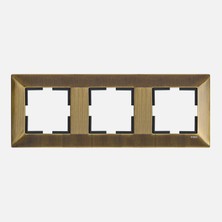 Viko Trenda Antique Triple-Gang Frame
