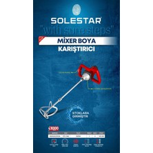 Solestar Profesyonel Boya ve Harç Karıştırıcı