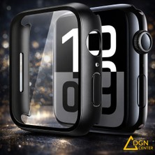 Fmk Apple Watch 46 mm (10. Nesil) Uyumlu Tam Kapsamlı Ekran ve Kasa Koruyucu
