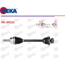 Komple Aks Sağ Master 2 Movano A 98-10 Interstar X70 2,2/2,5 Dci/cdti/dti Abs'li 51 Diş 663 Mm. 8200178624 Veka