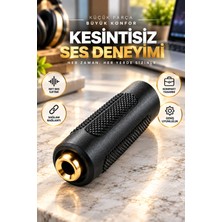 3.5mm Aux Ses Adaptörü Dişi Dişi Stereo Jak Dönüştürücü Güçlü Ses Iletimi Kulaklık Hoparlör Uyumlu