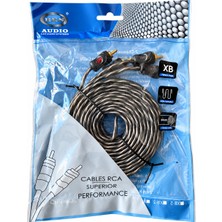 Ben Audio 5 Metre Tetikli Silikon Rca Kablosu