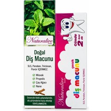 Misvak-Propolis ve Naneli Doğal Diş Macunu - 100 ml + Çocuk Diş Macunu 75ML