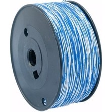 Telsan 2x0,50 mm Zil Teli Kalaylı Mavi/beyaz (12,5 Metre Parça)