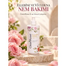 Clean Rose El ve Vücut Losyonu Pompalı 400 ml