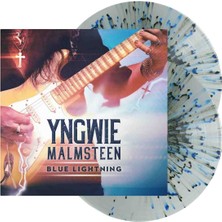 B Side Club Yngwie Malmsteen - Blue Lightning Limited Transparent Blue Splatter Vinyl 180G 2lp Plak