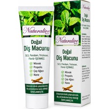 Naturlive %100 Doğal Diş Macunu | Yerli Üretim | Helal Belgeli | 100 ml