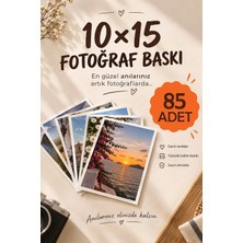 Terakki  Fotoğraf Baskısı 85 Adet  10X15 Ebat 260 gr Yüksek Kalite Kağıtı