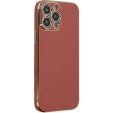 Efnaz Style Apple iPhone 14 Pro Max Kılıf Volet Silikon - Kırmızı