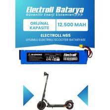 Electroll N65 Uyumlu Batarya (Orijinal Kapasite) 48V 12.500MAH Elektrikli Scooter Bataryası