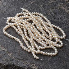 Yaşam Tohumu Inci Dizi Beyaz 4,5mm – Doğal Doku Royal Seri (63322)