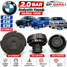 EP Garaj Otomotiv Bmw E34 E36 E39 Uyumlu Orijinal Radyatör Kapağı 2.0 Bar