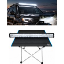 Otokap Universal 99 cm Off Road Beyaz Işık LED Bar 9-30V 252W 84 LED Tepe Lambası Ikaz Lambası Kamyon Tır Traktör Çekici Iş Makinesi